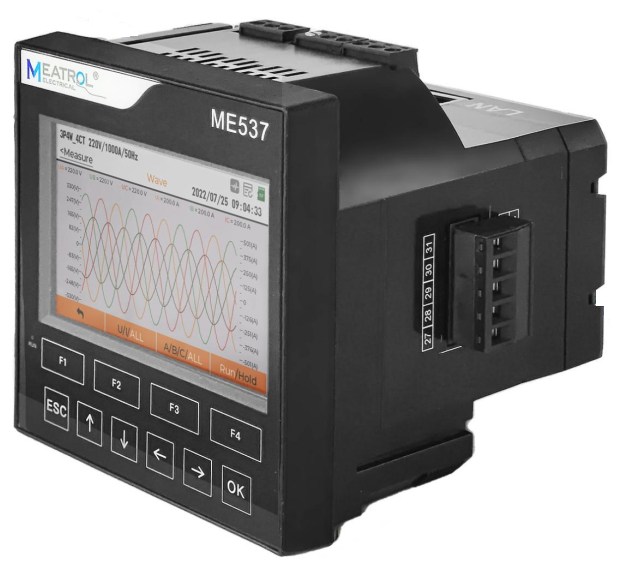 ME537 Multifunction Three-Phase Power Quality Analyser. Meatrol South Africa ME537 Multifunction Three-Phase Power Quality Analyser. Meatrol South Africa
