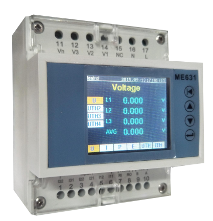 ME631 Three-Phase Power Meter for AC Electrical Power Systems. Meatrol South Africa ME631 Three-Phase Power Meter for AC Electrical Power Systems. Meatrol South Africa